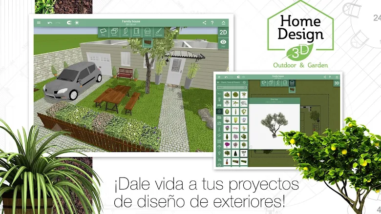 Captura de la app Home Design 3D