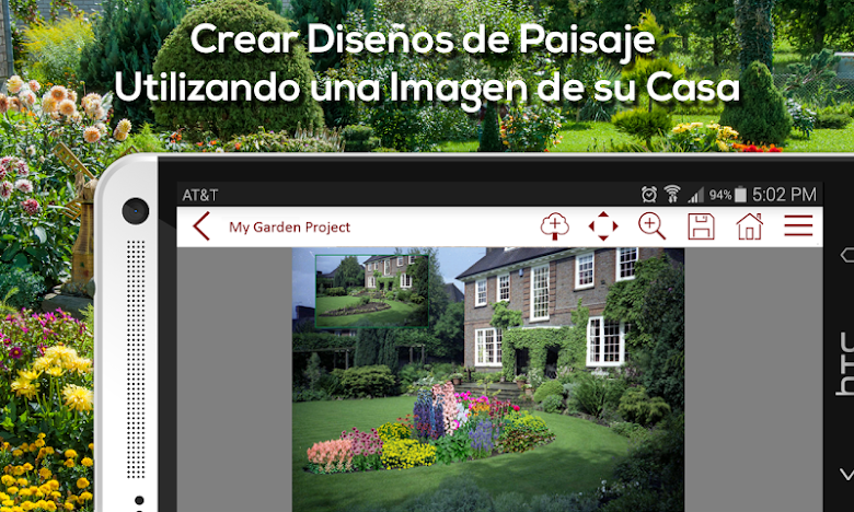 Captura de la app prolandscape