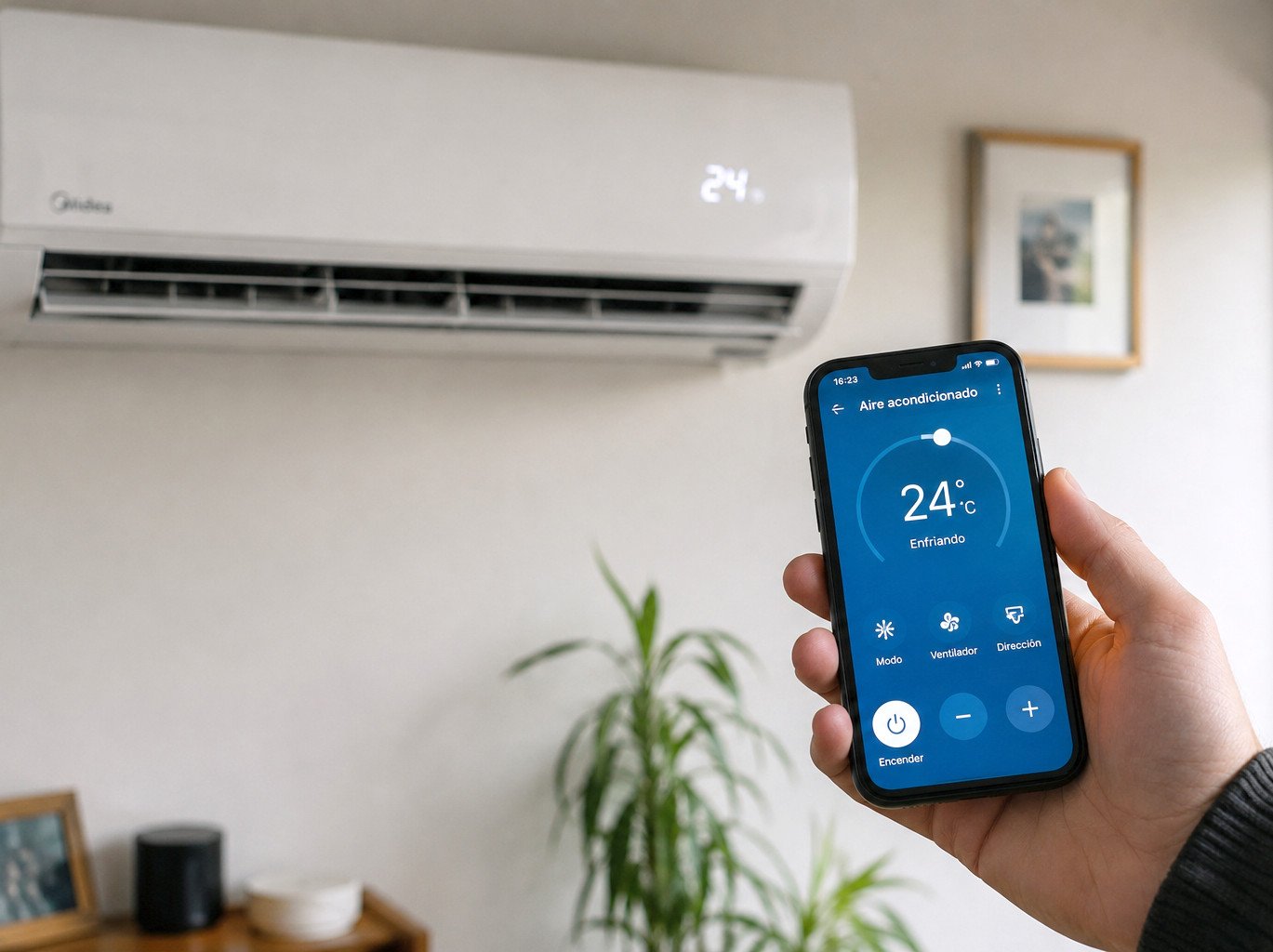 Controlar el aire acondicionado desde el móvil o celular